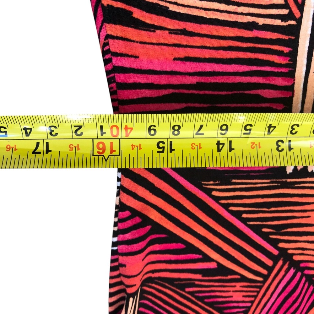 Calvin Klein Women's Fuschia VNeck Colorful Career Office Sheath Midi Dress 8 - Picture 9 of 11